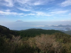 達磨山高原レストハウスからの富士山