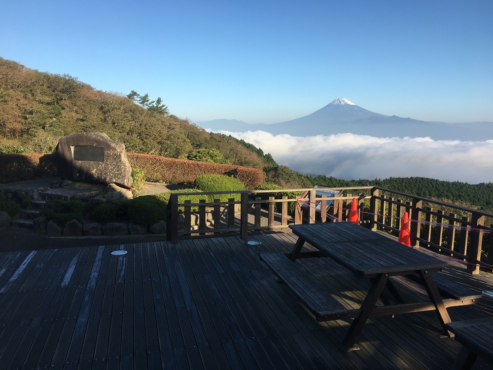 達磨山高原レストハウスからの富士山雲海